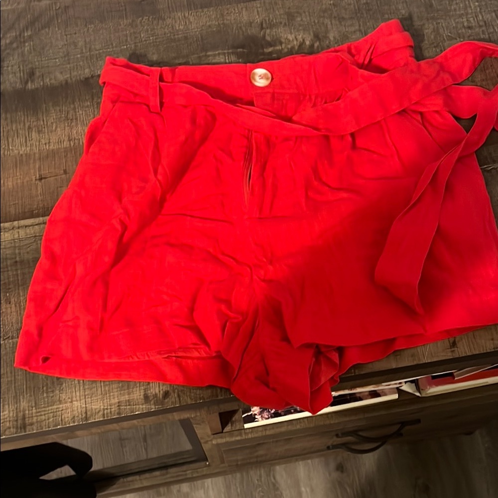Red Women's Shorts